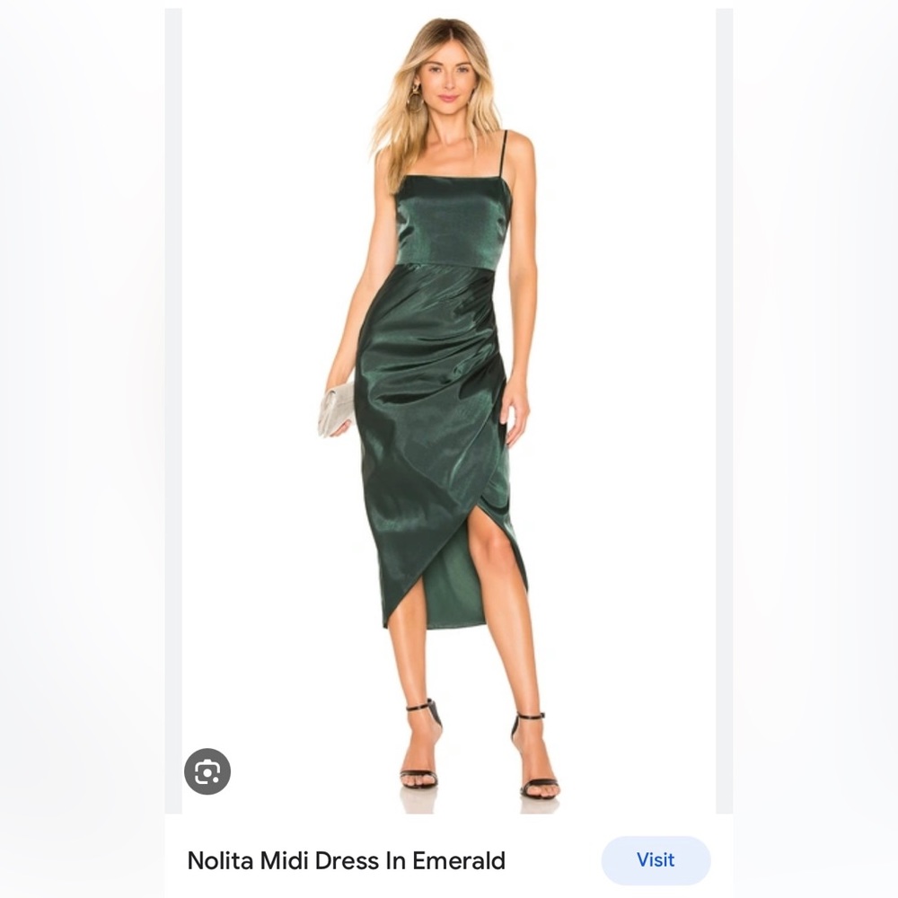 Lovers + Friends Nolita Midi Dress- Emerald